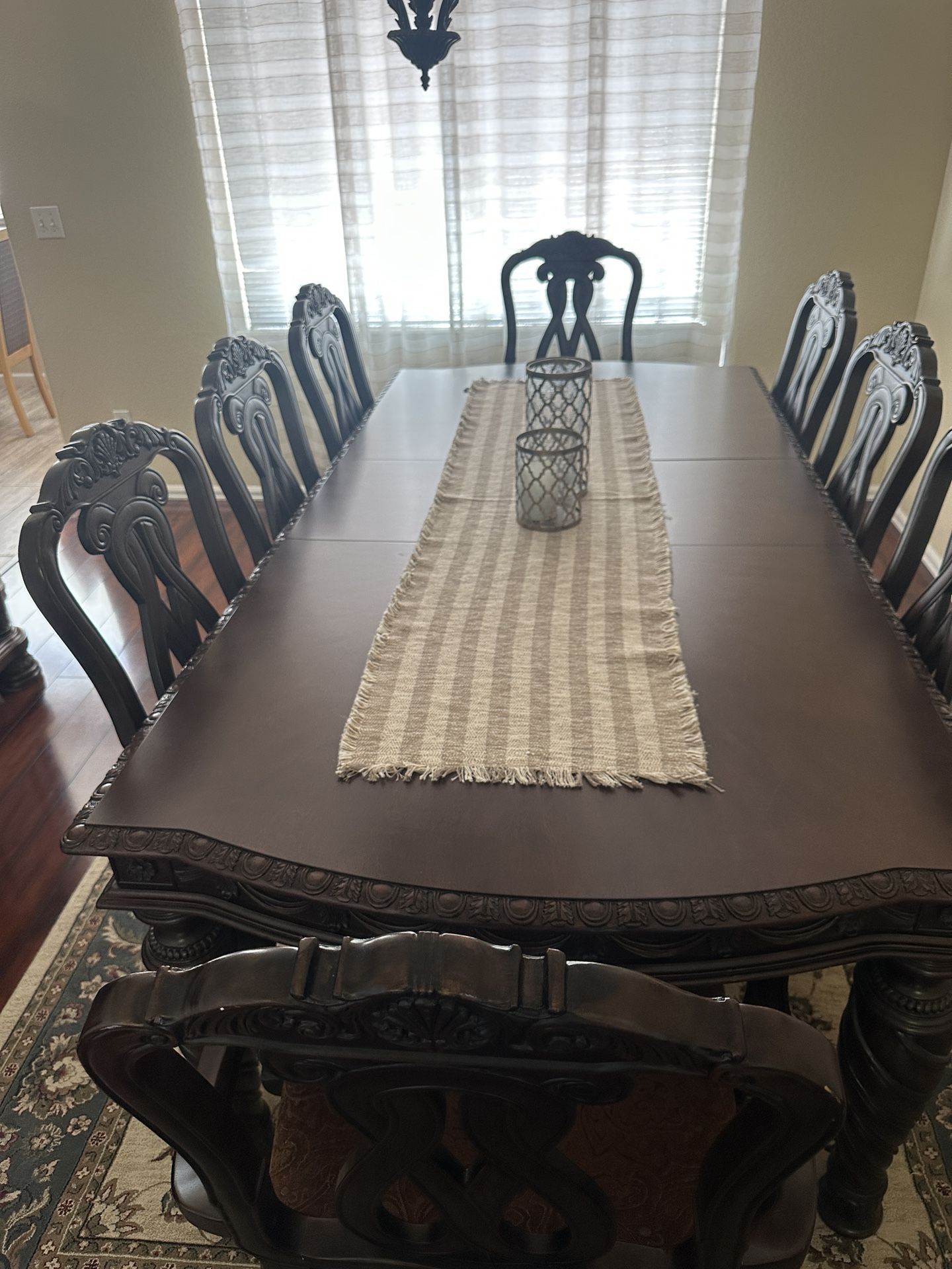Dining Table Set For 8
