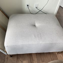 Grey Ottoman 