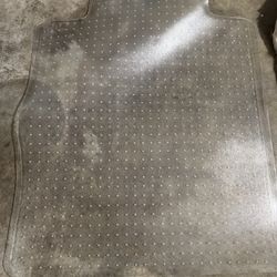 Computer desk chair mat for carpet floor