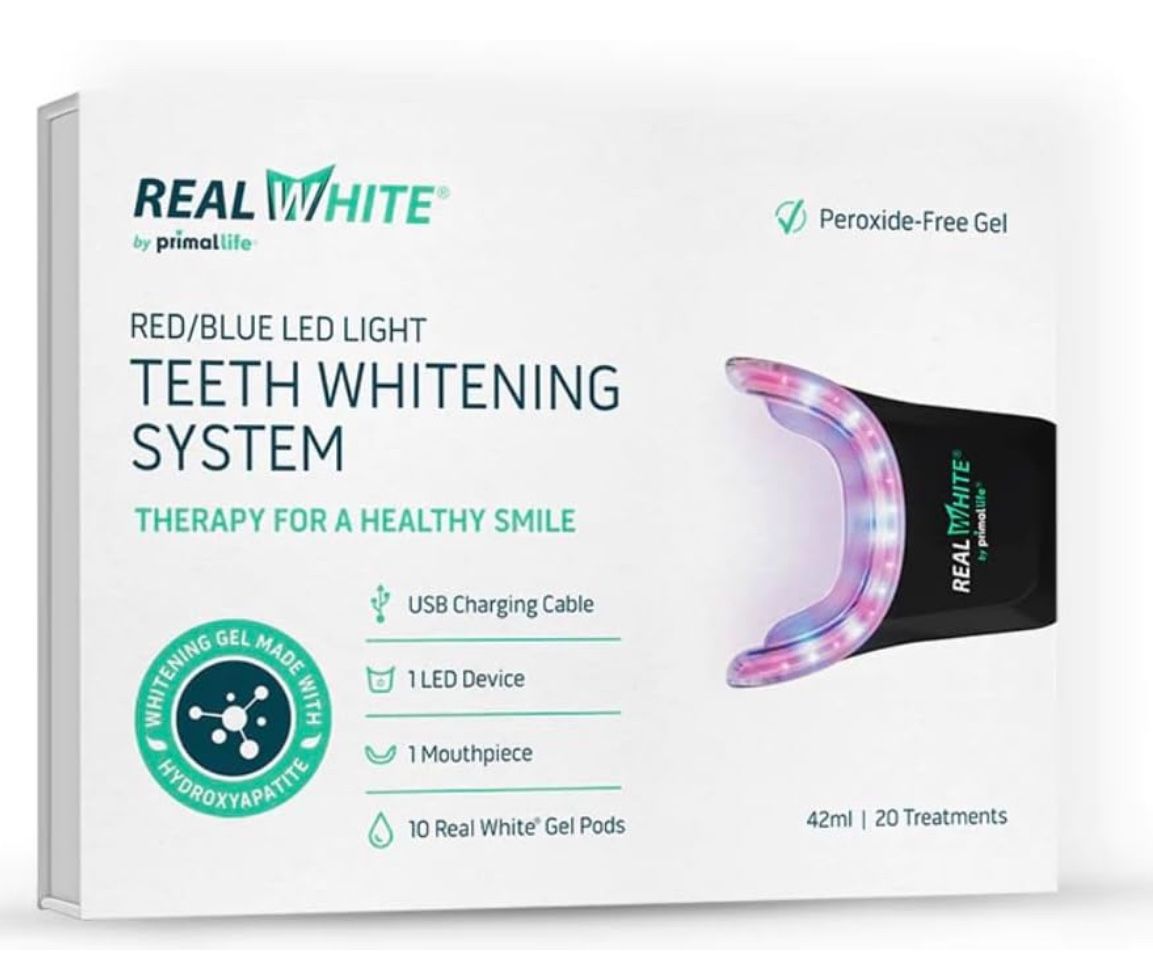 White Red/Blue LED Light Teeth Whitening System