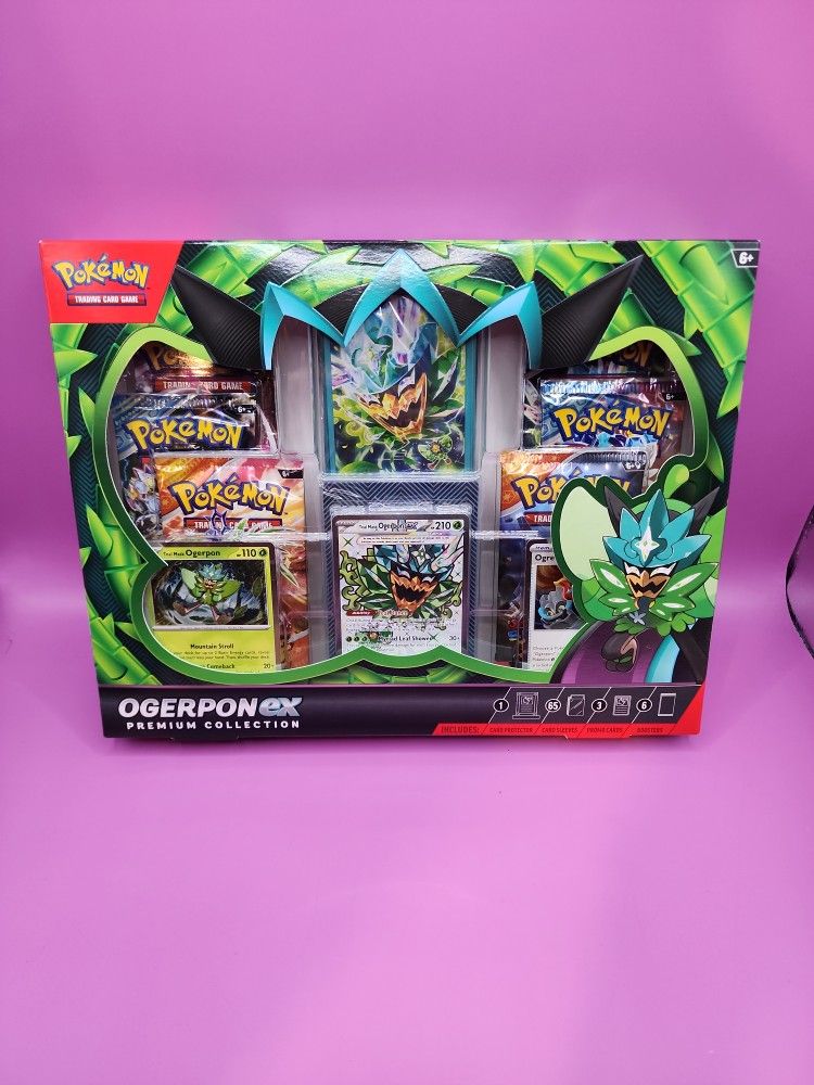 Ogerpon Ex Premium Collection Box Pokemon