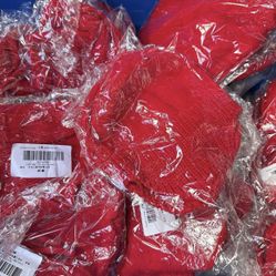 New 16 pcs Baby beanie red 6m-3yrs
