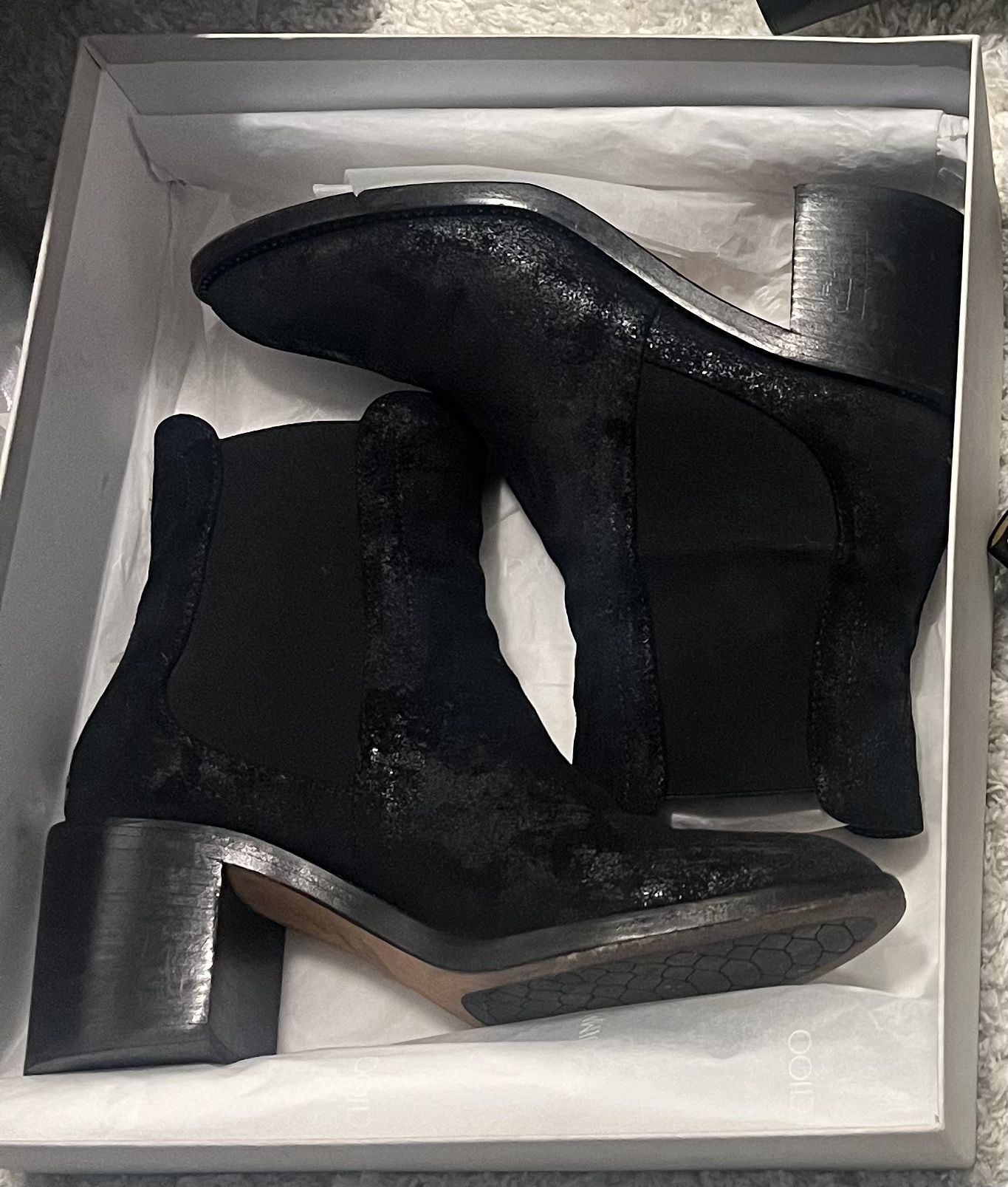 Jimmy Choo Black Boots- Size 9 womens