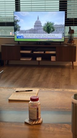 Brand new tv stand - walnut