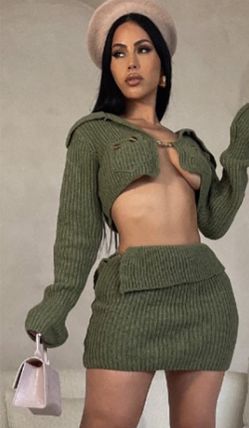 Green Goddess Skirt Set