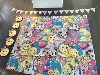 Emoji Justice Party Decorations