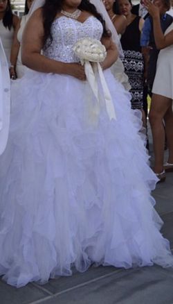 Wedding dress size 18