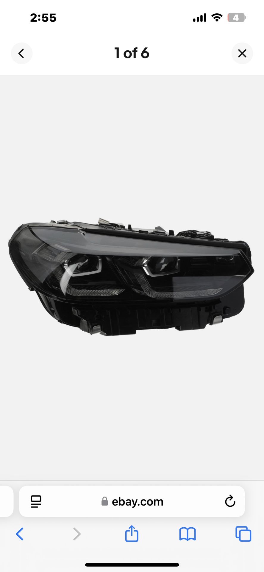 OEM BMW LED Headlamp Assembly (63-11-5-A1F-B14) β Fits 2022-2024 Models