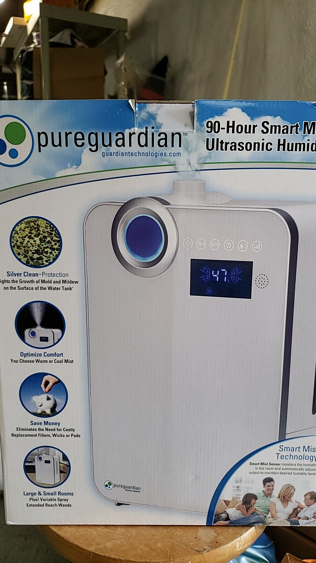 pureguardian ultrasonic Humidifier