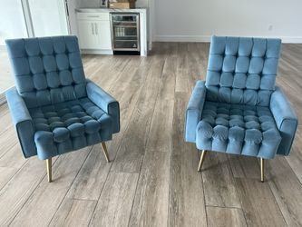 2 Couch Style Modern Chairs