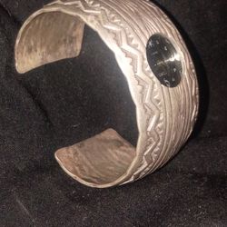 Women's Native American Sterling Silver Cuff Watch