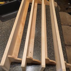 Wood shelves approx 4.5x6.5x 47 length wood shelves, set of 4.