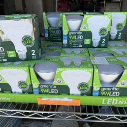 Greenlite 9W LED 2 pack dimmable floodlight