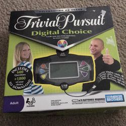 Parker Brothers Trivial Pursuit Digital Choice Electronic Game 