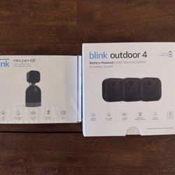 Blink Outdoor 4 And Mini Pan Tilt Security Cameras