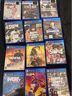 PS4 games cds