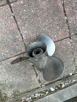 3-Blade Stainless Steel Outboard Boat Propeller