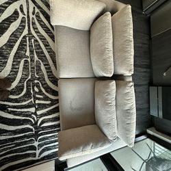 Modern Neutral Sofa – World Market (82.5” x 42”)