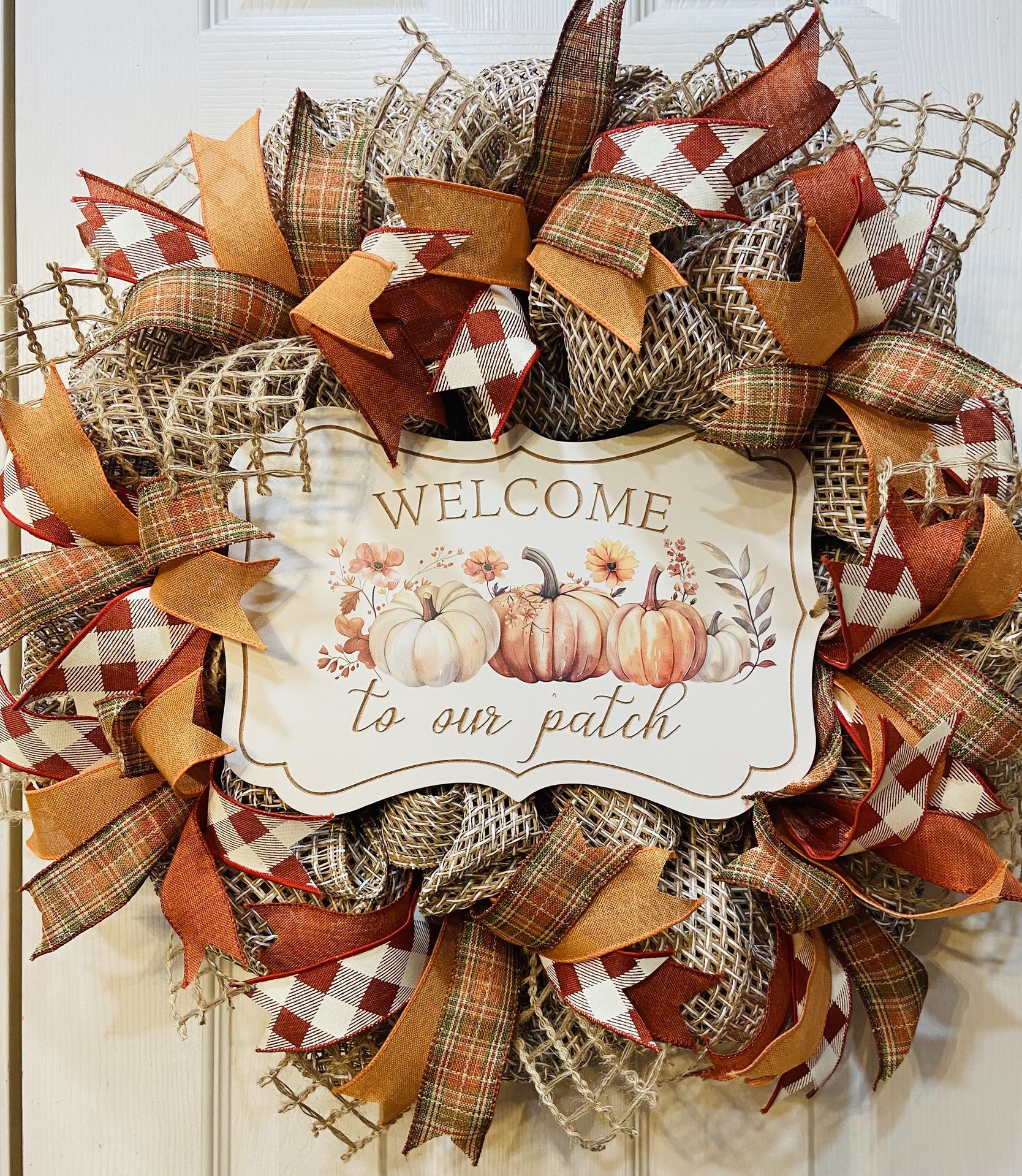 Welcome To Our Patch Wreath