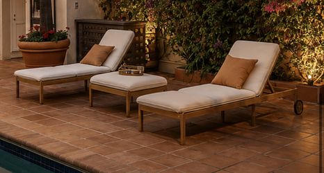 Ethnicraft Jack Outdoor Adjustable Lounger