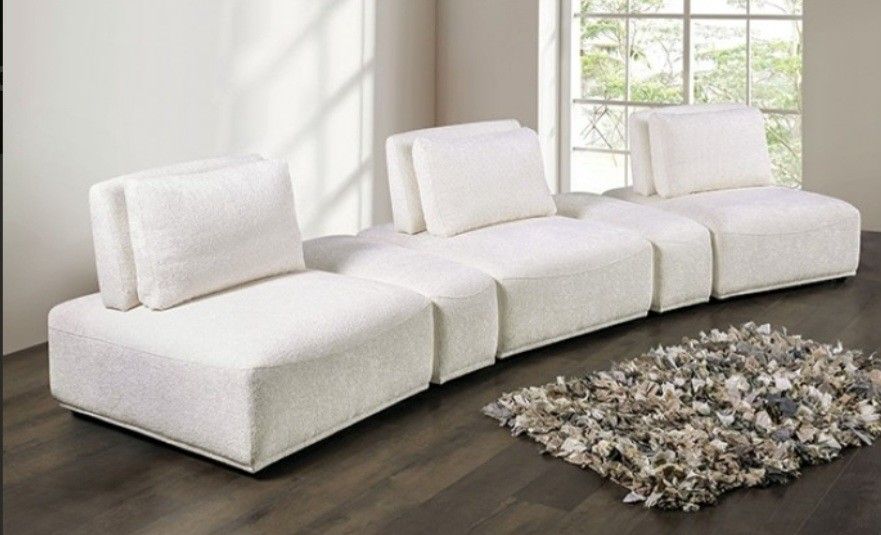 Brand New White Modern Style Modular Design Sectional