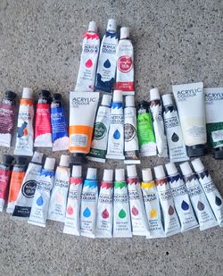 Acrilic Paints All for $12
