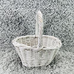 Vintage Wicker Basket With Handle Small Home Decor Any Room Farmhouse Style