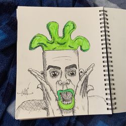 Suprised Green Hair Loco