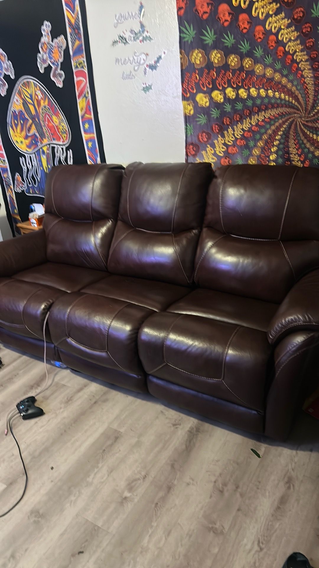 Leather sofa