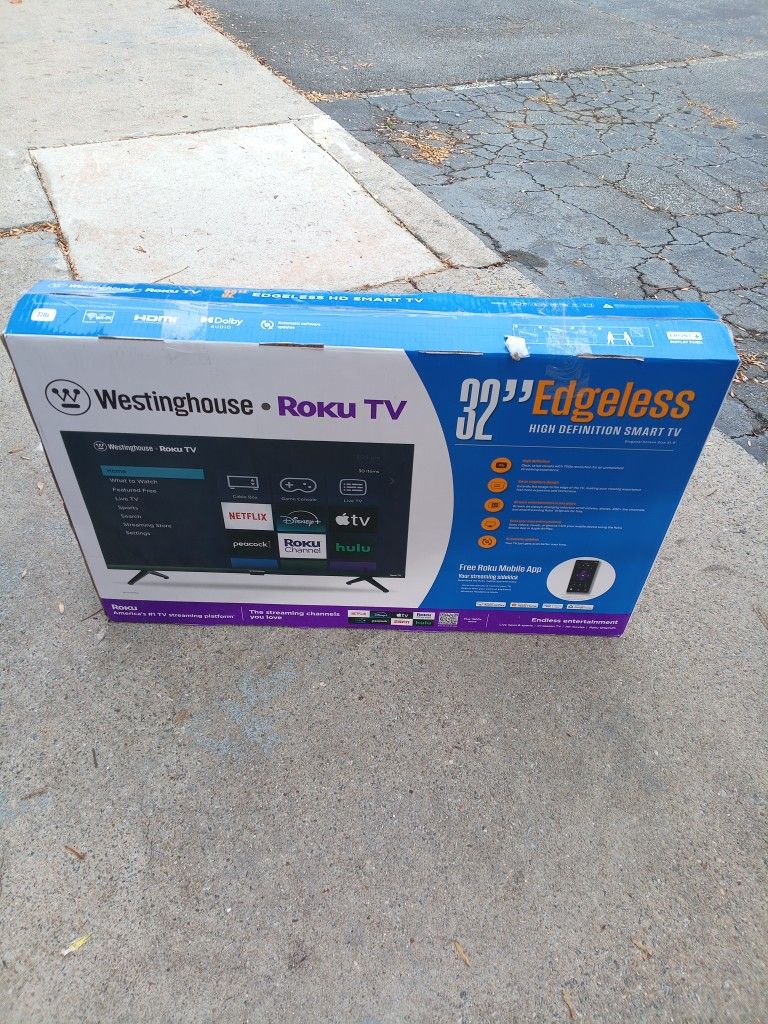 -FIRM PRICE NON-NEGOTIABLE- 32 In. Westinghouse Roku Smart TV W/Remote