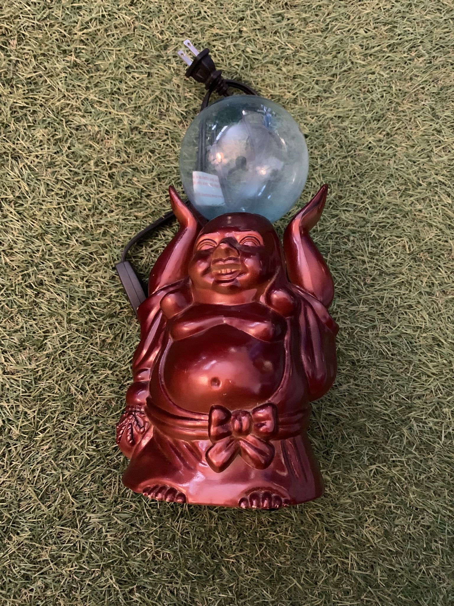 LumiSource Buddha Electra Plasma Ball Lamp Blue Static Orb Strobe Light Novelty