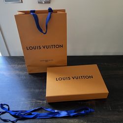 Louis Vuitton box and bag