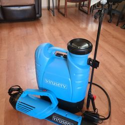 ~VIRUSERV VB GUARDIAN ELOCTROSTATIC DISINFECTANT BACKPACK SPRAYER IT'S NEW NEVER USED~