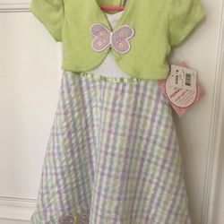Girls Easter Dress Brand-Size 4T-New w/Tags