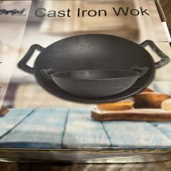 Cast Iron Wok