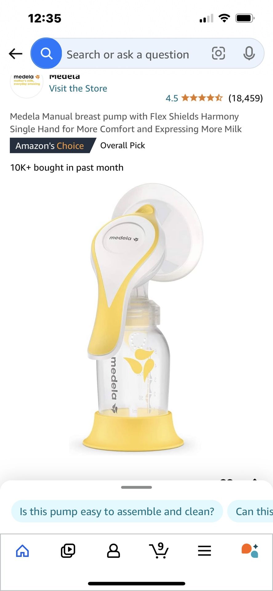 Medela Hand Breast Pump