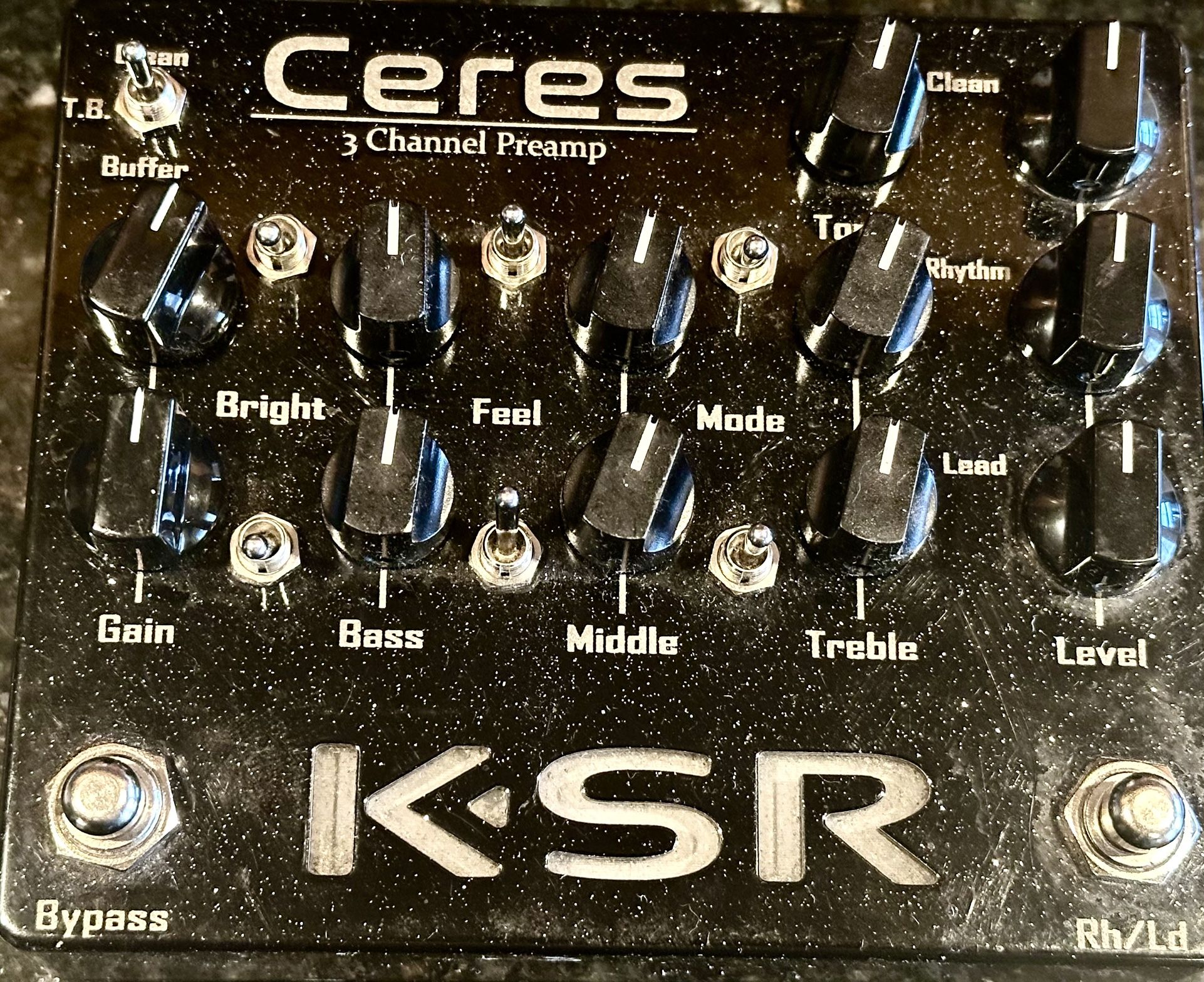KSR Ceres 3 Channel High-Gain Preamp Pedal