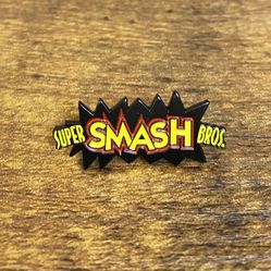 1pc Super Smash Bros Brothers Logo Emblem Enamel Pin Badge Button Brooch