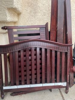 Full size Bed frame ( No hardware)