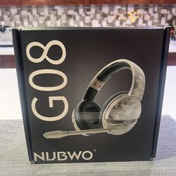 Nubwo G08 Bluetooth Gaming Headset With Microphone 