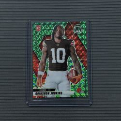 Quinshon Judkins Green Mosiac Rookie Card