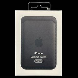 Apple Leather Wallet IPhone 12 13 14 - Genuine Leather with MagSafe