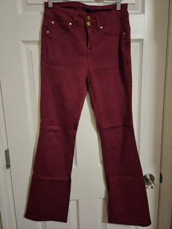 Iman Red Jeans Size 6 Average 