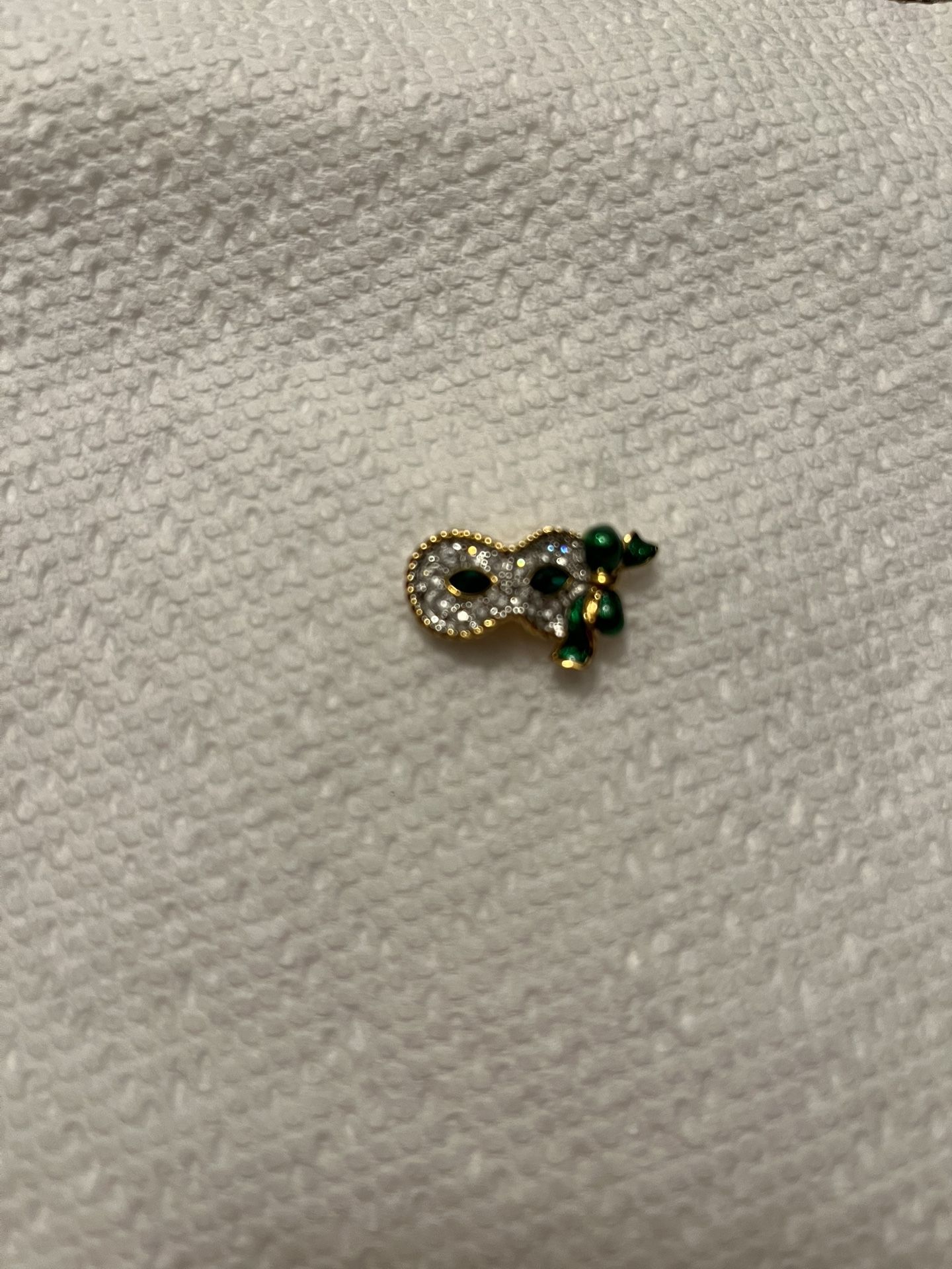 Swarovski Crystal Masquerade Tac Pin