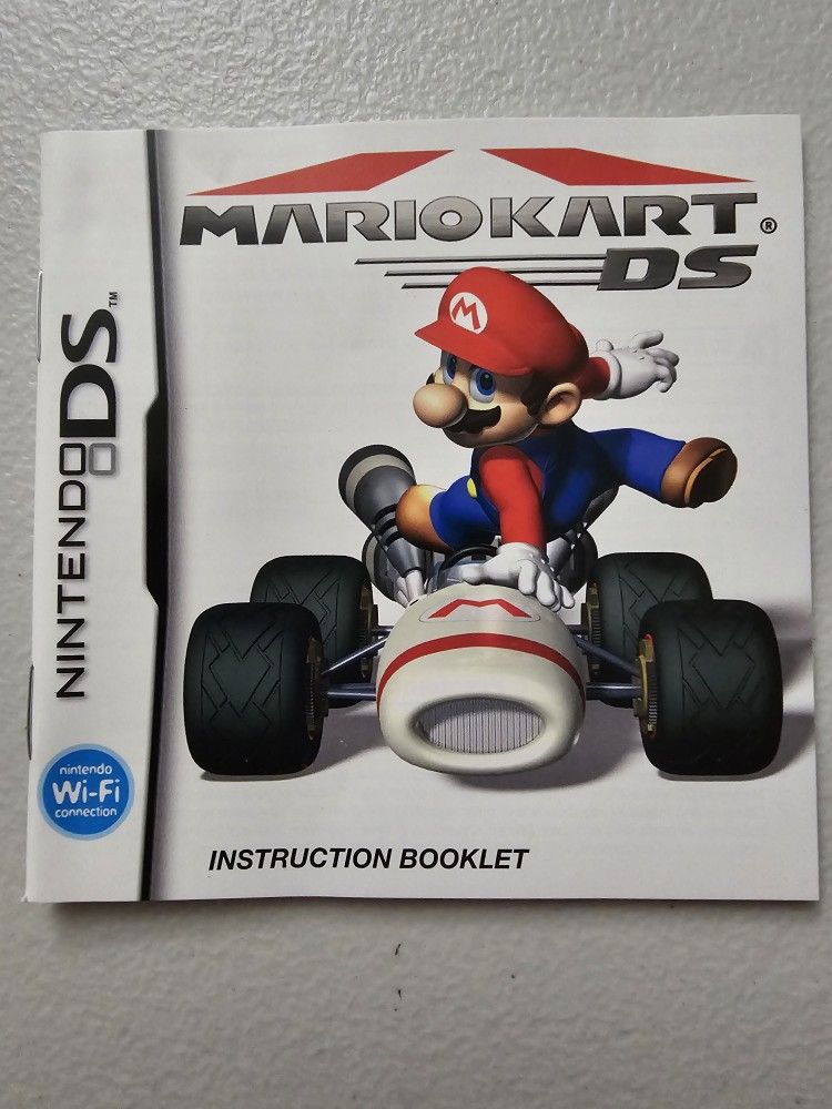 MarioKart DS for Nintendo DS - Mariokart game and manual