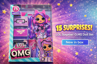 LOL Surprise! O.M.G. Ace Doll with 15 Surprise
Barbie- Disney - Princess - Pink - Girls