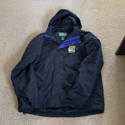 Black LL BEAN XL RAIN JACKET