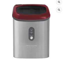 Frigidaire Gallery Stainless Steel Nugget Ice Maker, 33 lbs - Red - NEW