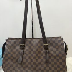 Louis Vuitton Damier Chelsea Tote Shoulder Bag purse