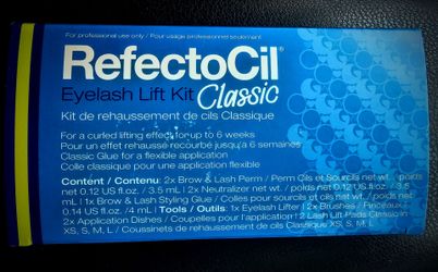 Eyelash and brow lift products